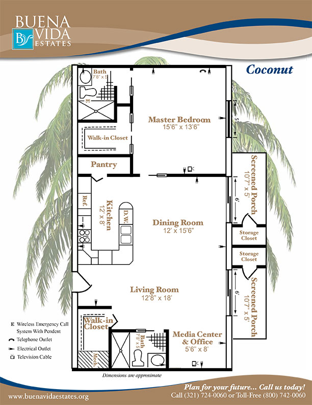 Click here to view a printer friendly version of the floor plan