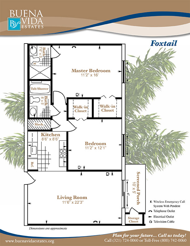 Click here to view a printer friendly version of the floor plan