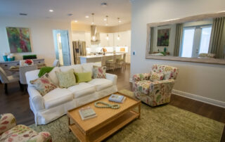 living room in the cottages