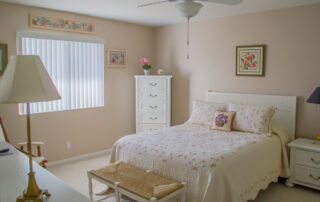 bedroom inside apartment at Buena Vida Estates