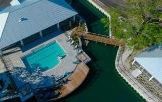 aerial view of Buena Vida Estates cottages