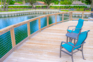 patio chairs on deck at buena vida